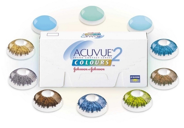 Acuvue 2 colours — обзор цветных линз, отзывы