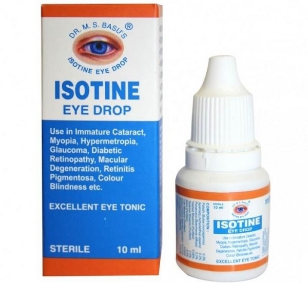 Isotine (Айсотин) капли глазные — инструкция, цена, отзывы
